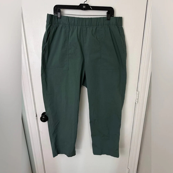 Gap Off-Duty Khaki Olive Green Cargo women's pants with pockets Pull-up #1297 - Picture 1 of 8
